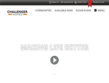 Tablet Screenshot of mychallengerhomes.com